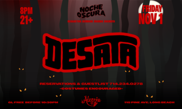DESATA: NOCHE OSCURA