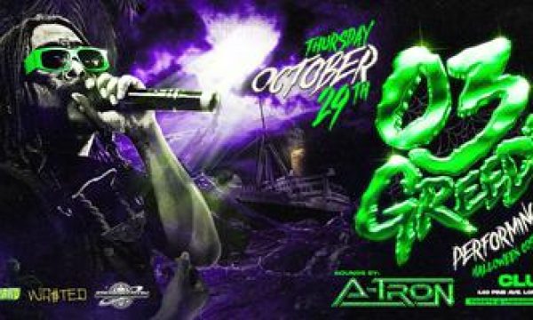 UNDRGRND PRESENTS: 03 GREEDO LIVE @ CLUB O LONG BEACH [18+]